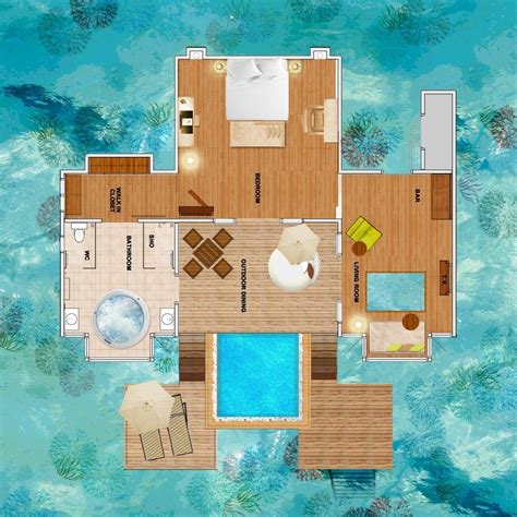 Beach Resort Hotel Floor Plans - floorplans.click