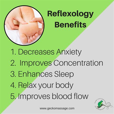 Benefits of Reflexology for you! #Reflexology #GeckoMassage #Massage # ...