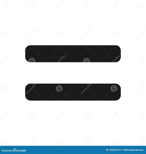 Equal Icon, Equal Icon Vector Illustration â€“ Vector Stock Vector ...