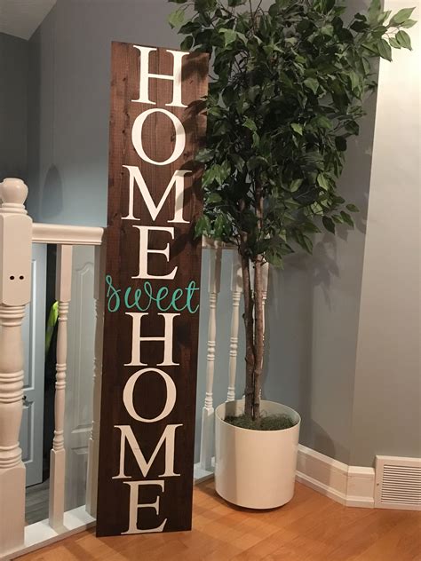 Home Sweet Home Welcome Sign - Wood Decor - DIY | Wood decor diy, Diy decor, Wood decor