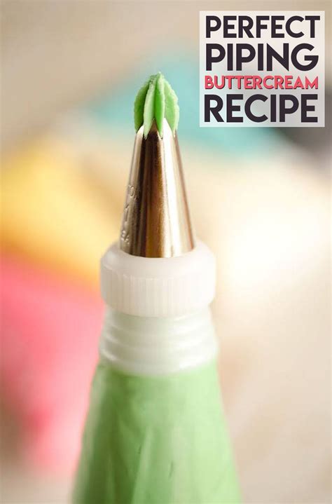 Perfect Piping Buttercream Recipe