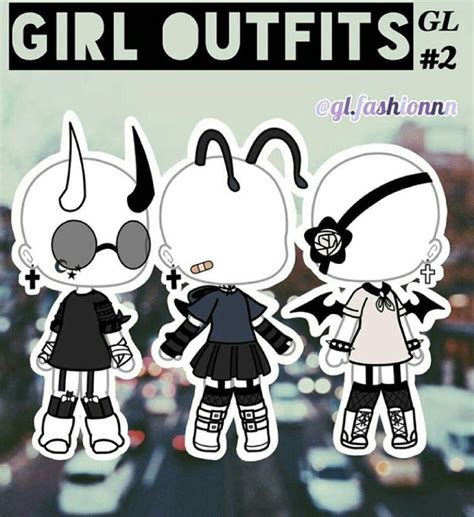 Famous Emo Girl Outfits Gacha Life 2022 | Ha-Jun