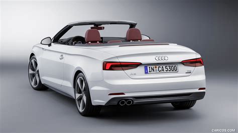 Audi A5 Cabriolet | 2018MY (Color: Glacier White) | Rear