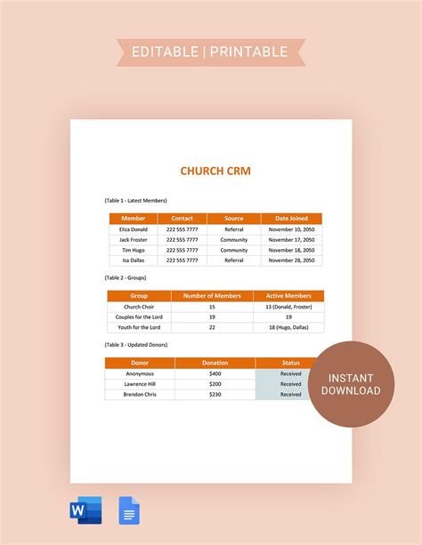 Free Sales Pipeline CRM Template - Download in Word, Google Docs | Template.net