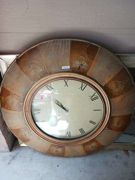 KIRKLAND HUGE WALL CLOCK RETAIL $149.99 - Dallas Online Auction Company