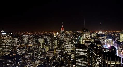 Night view from the top of the Rock | New York, south city n… | Flickr