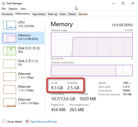 Very high physical memory usage with nothing open - Windows 10 Forums