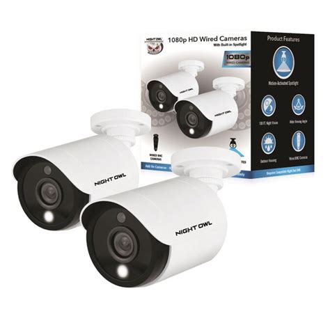 Night Owl 2PK HD CAM W DET LGT in the Security Cameras department at Lowes.com