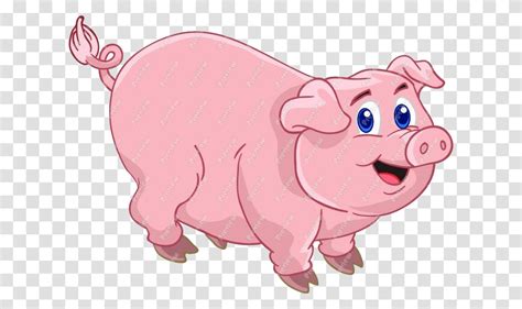 Pig Cartoon Clipart Cute Free Clip Art Animated Picture Of Pig, Mammal, Animal, Hog, Piggy Bank ...