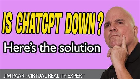 Is Chat GPT Down? Chat GPT Solution - YouTube