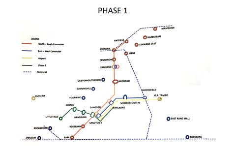 These are the new routes planned for the next phase of the Gautrain – BusinessTech