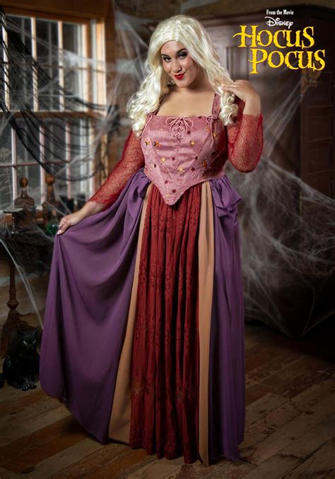 Spirit Halloween Adult Sarah Sanderson Deluxe Hocus Pocus Costume OFFICIALLY LICENSED ...