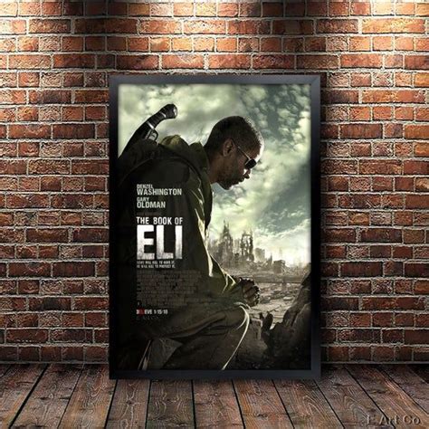 The Book of Eli Movie Poster Framed and Ready to Hang. - Etsy | The book of eli, Canvas prints ...