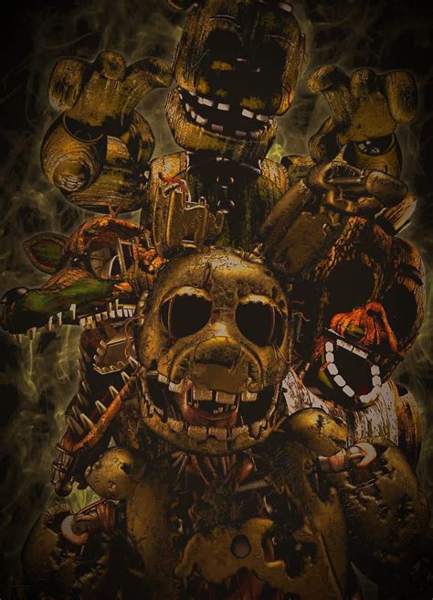 FNAF3, SPRINGTRAP, FOXY, FNAF HD phone wallpaper | Pxfuel