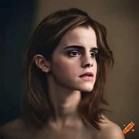 Image of an alien and emma watson