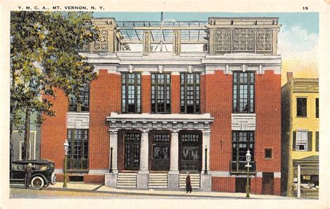 Mt Vernon New York YMCA Exterior Street View Antique Postcard K35228 ...