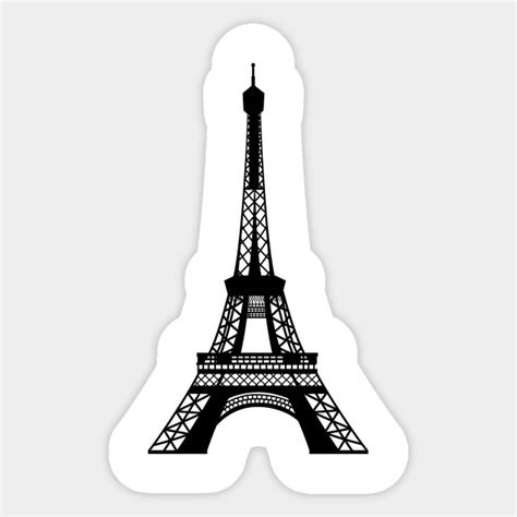 Eiffel Tower - Eiffel Tower - Sticker | TeePublic