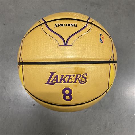 SPALDING KOBE BRYANT #8 JERSEY BASKETBALL EXTREMELY... - Depop