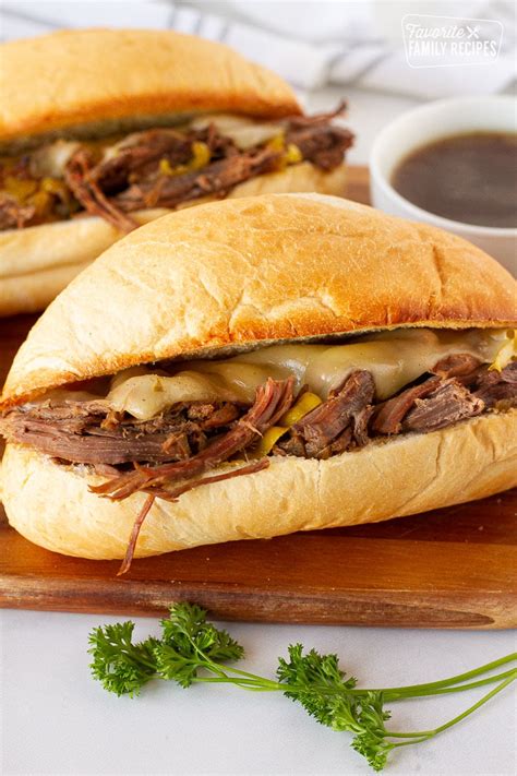 Italian Beef Sandwich (with tender, savory beef)