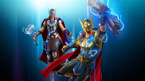 Lasst den Hammer niederfahren in Fortnite mit Thor Odinson und Mighty Thor