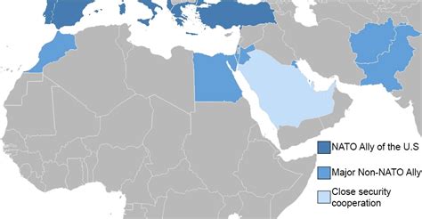 Is Israel the only U.S. ally in the Middle East? An answer in map form ...