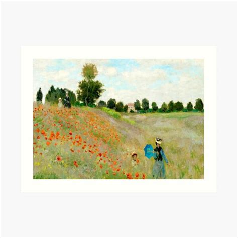 "Claude Monet - Poppy Field (1873)" Art Print for Sale by ArtMemory | Redbubble