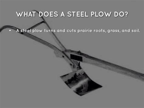 The Steel Plow by Catlyn Johnson