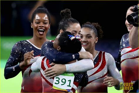 Full Sized Photo of usa womens gymnastics team wins gold medal at rio ...