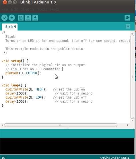 Hello world Program - LED Blink - PhotoElectricChefs