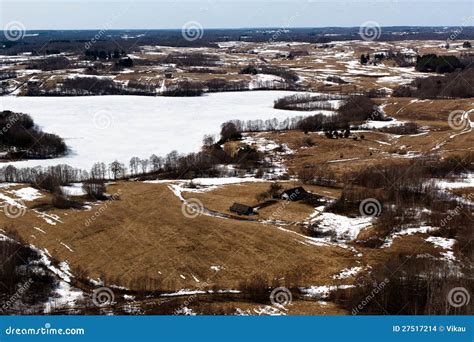 Winter Landscape in Lithuania Stock Photo - Image of global, patches: 27517214