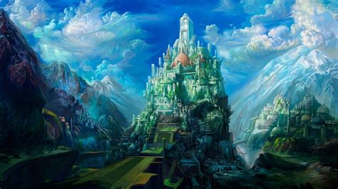 Futuristic Castle Concept Art