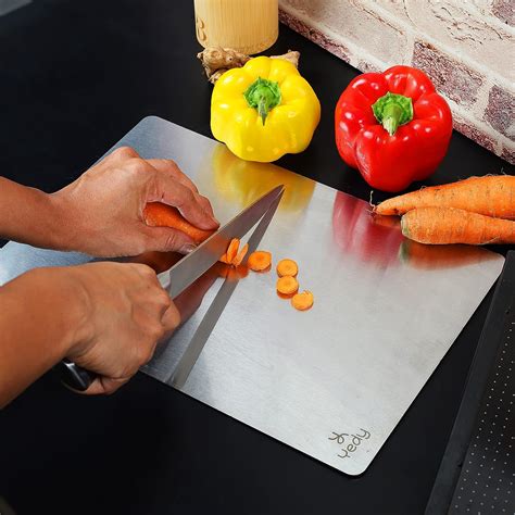 Buy YEDY Stainless Steel 304 Cutting Board | Vegetable Chopping Board ...