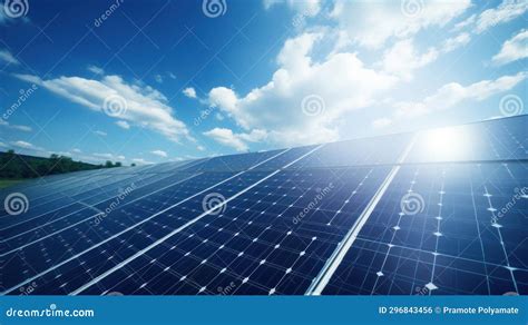 Clean Energy for Sustainable Power, Solar Panel Stock Illustration ...