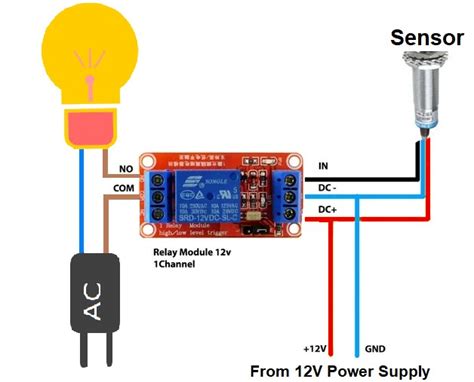 12V Relay module high and low level trigger