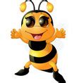 Beautiful cute bee Royalty Free Vector Image - VectorStock
