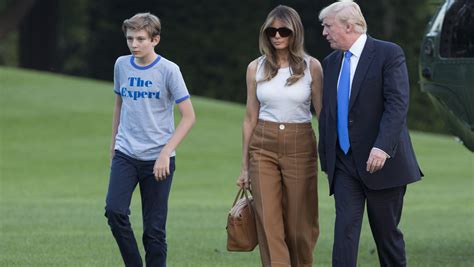 First lady Melania Trump, son Barron officially move into the White House