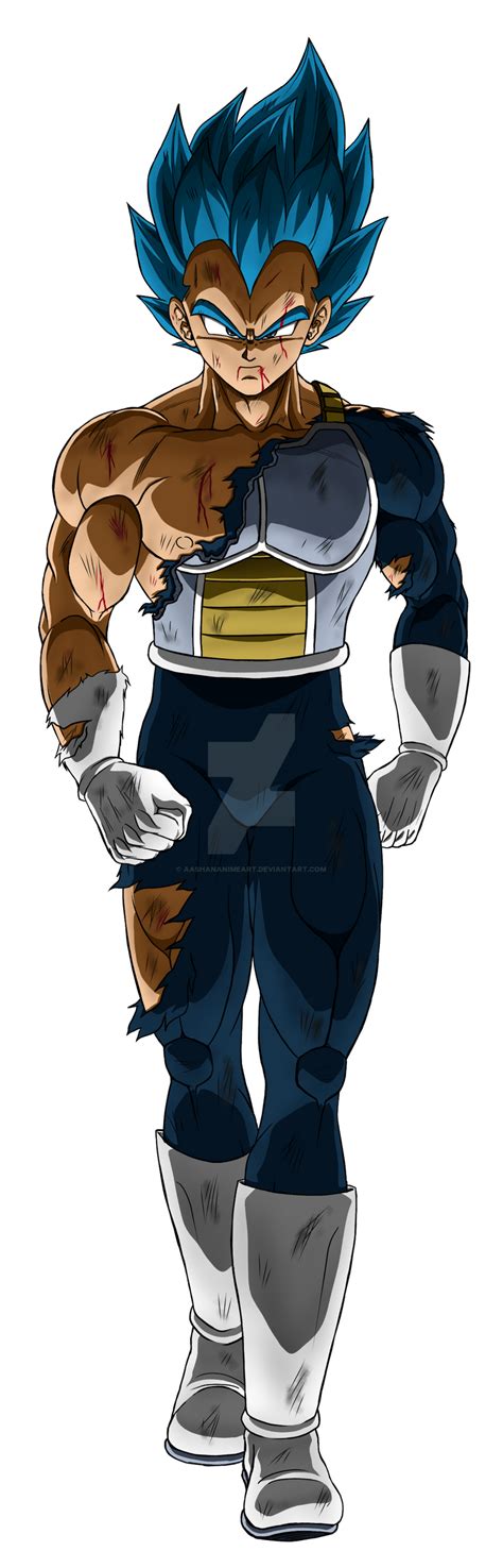 Vegeta Super Saiyan Blue by AashanAnimeArt on DeviantArt