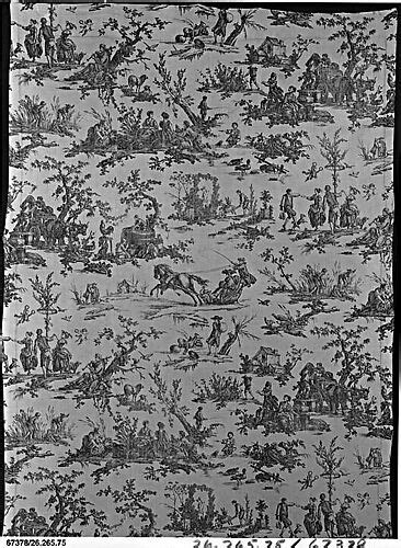 Floral print | French, possibly Jouy-en-Josas | The Metropolitan Museum of Art