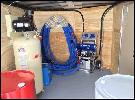 Graco E20 Spray Foam Machine and Insulation Equipment Trailer