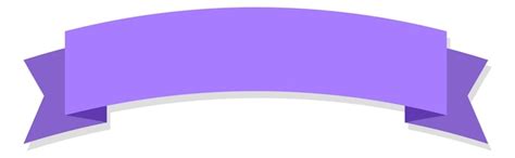 Premium Vector | Purple ribbon banner empty text bend tag