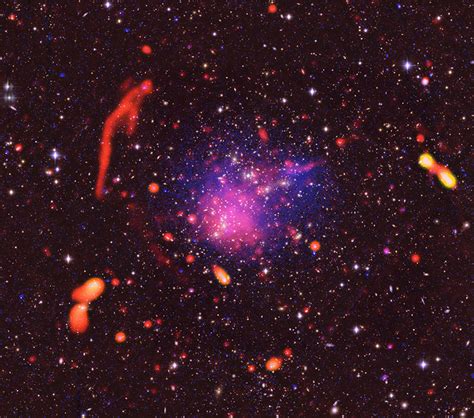 IMAGE RELEASE: Shocking Results of Galaxy-Cluster Collisions - National ...