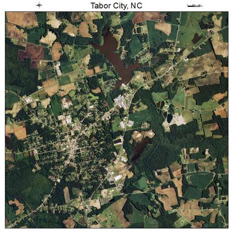 Aerial Photography Map of Tabor City, NC North Carolina