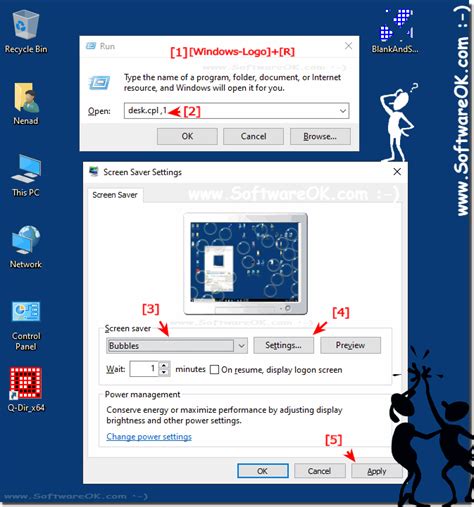 How to change in Windows 10/11 the Screensaver, enable or disable?