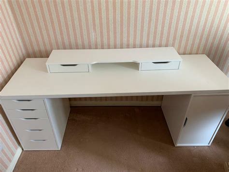 IKEA Computer Office Desk White - Alex | in Stoneycroft, Merseyside | Gumtree