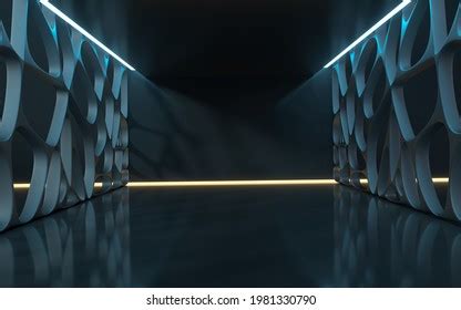 Empty Room Black Background 3d Rendering Stock Illustration 1981330790 ...