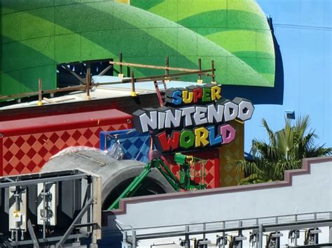 Marquee Added to Super Nintendo World Entrance at Universal Studios Hollywood - WDW News Today