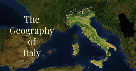 The Geography of Italy Map | Wandering Italy