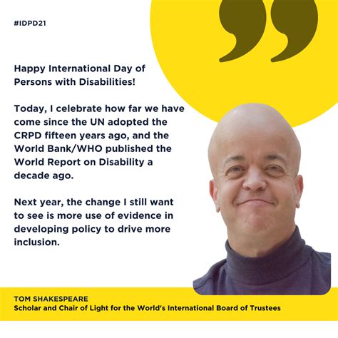 Happy International Day of Persons with Disabilities - Light for the ...