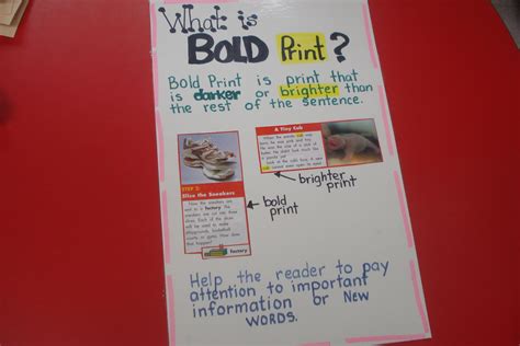Text Feature: Bold Print Created by Hildelisa Diaz thebilingualcafe.com | Nonfiction text ...