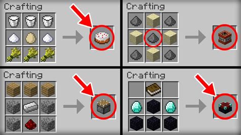 Minecraft: 10 Crafting Recipes We All Forget | Crafting recipes, Crafts, Minecraft